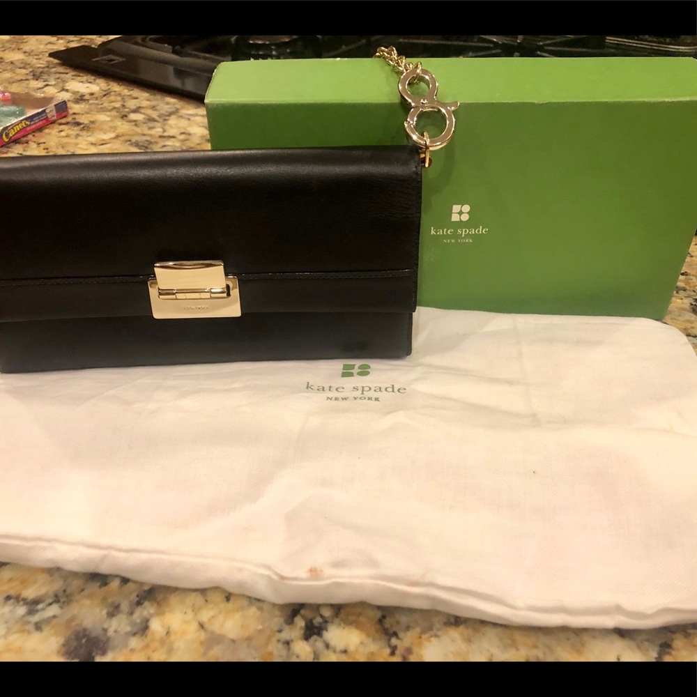 NIB Kate Spade Chain Clutch